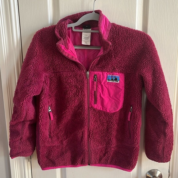 Patagonia Fleece Jacket girl size large (12) - Picture 1 of 9